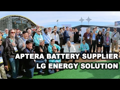 Aptera Battery Supplier LG Energy Solution | Signing Agreement Ceremony Aptera, LG &amp; CTNS #ces2025