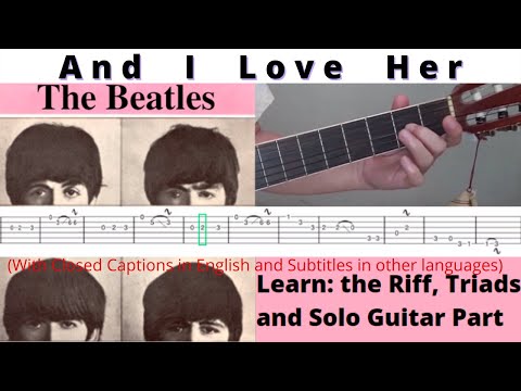 And I Love Her - The Beatles - Master the Lead Guitar (Lead Guitar Tutorial) @TeacherBob